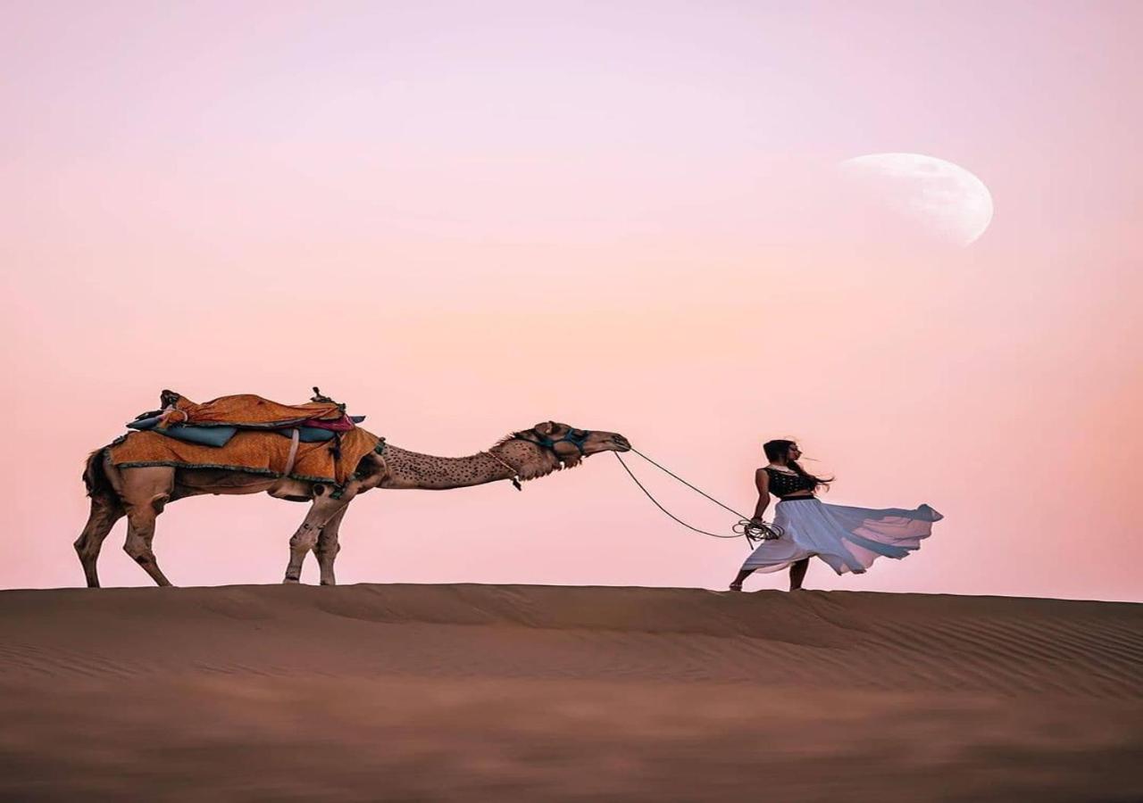 Sky Desert Safari Camp Jaisalmer Exterior foto