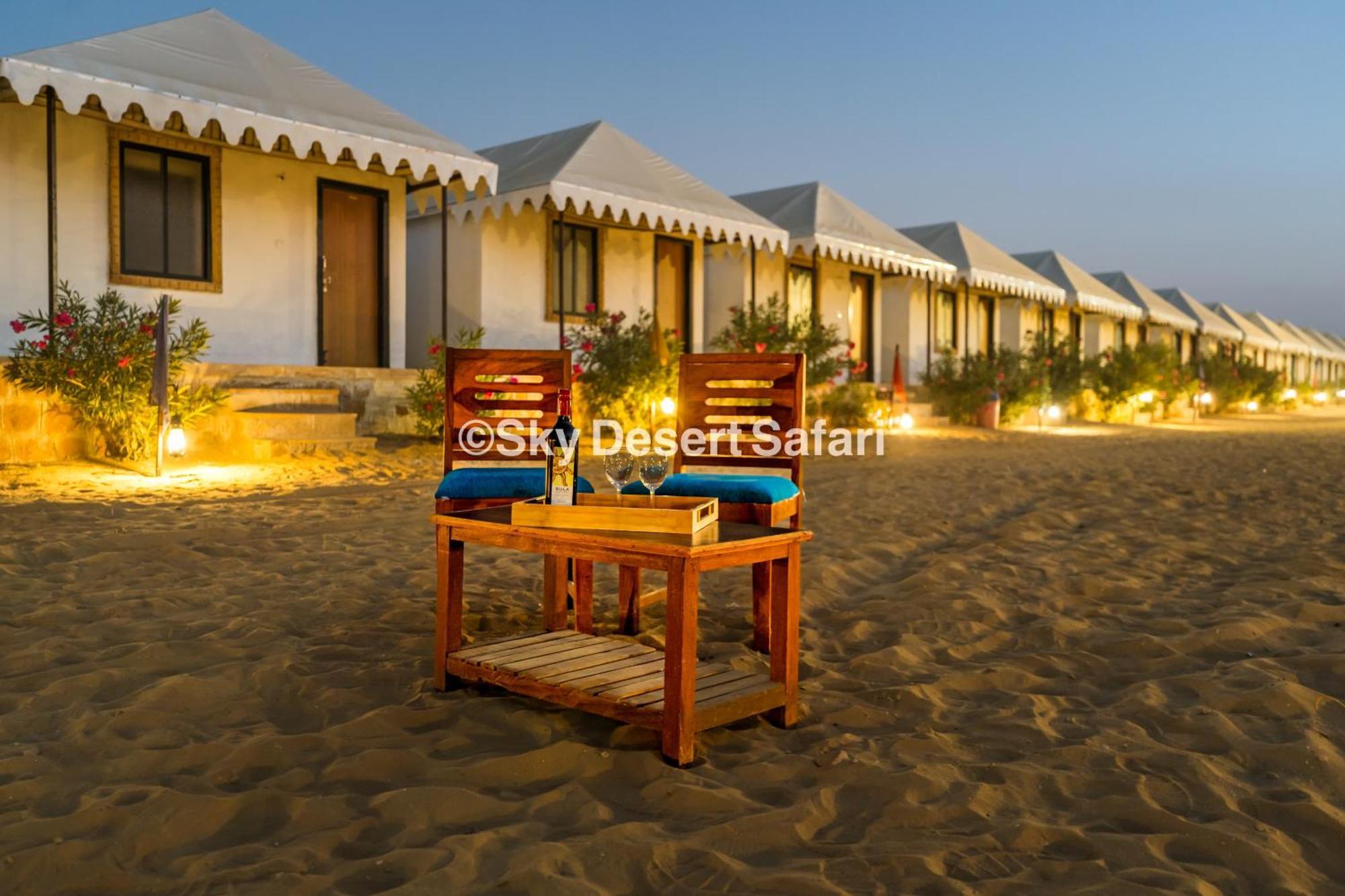 Sky Desert Safari Camp Jaisalmer Exterior foto